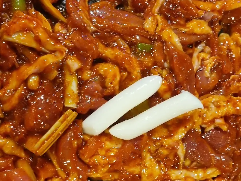 양념 오리 불고기