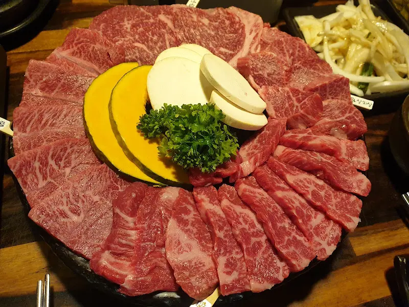 모듬 고기 한 상차림