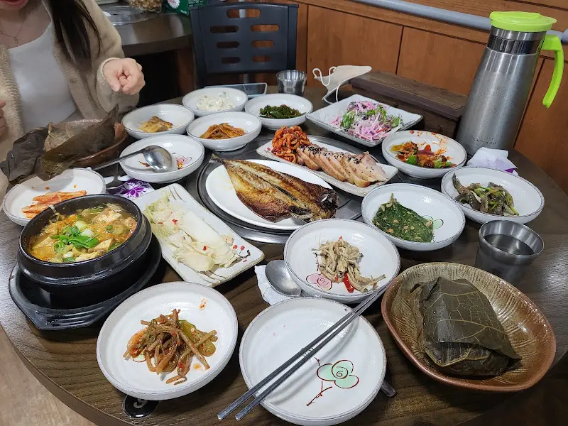 연잎밥 정식 한상차림