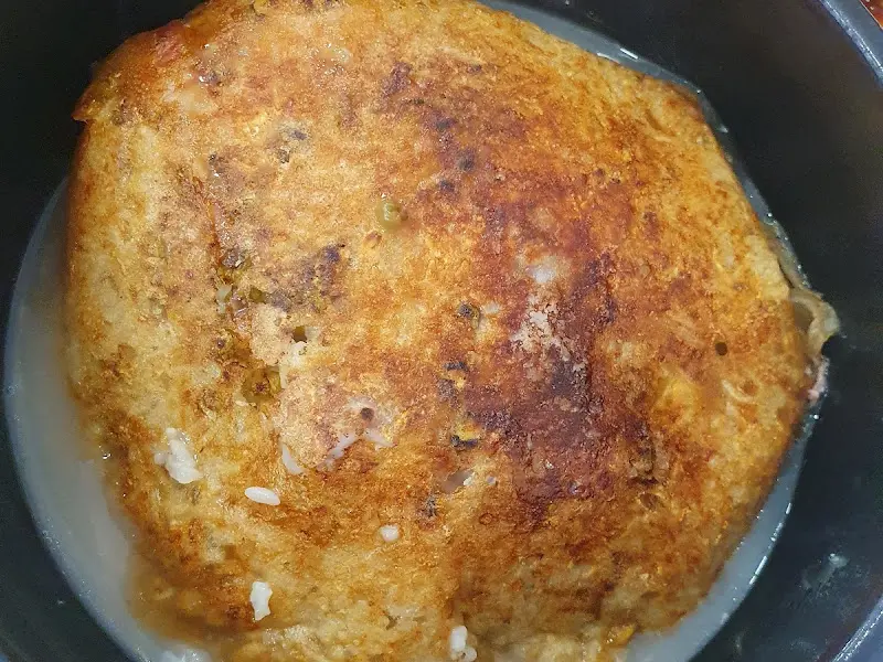 누룽지 삼계탕 뚜껑 닫힌 모습