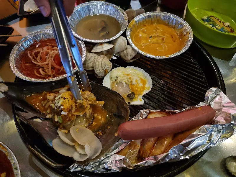 하와이조개 조개구이 불판