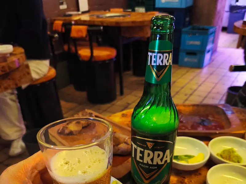 시원한 테라 맥주