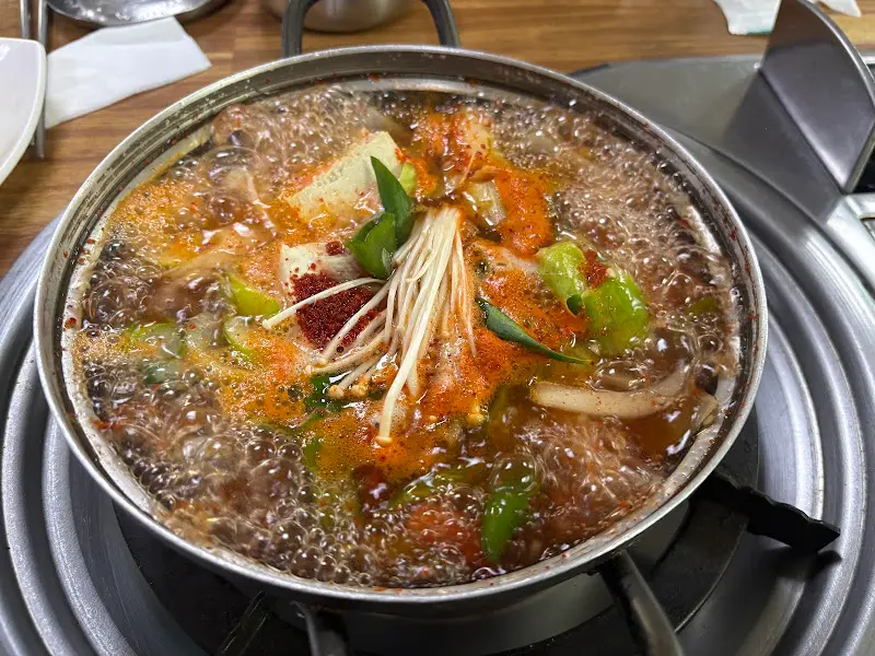 조기매운탕의 클로즈업