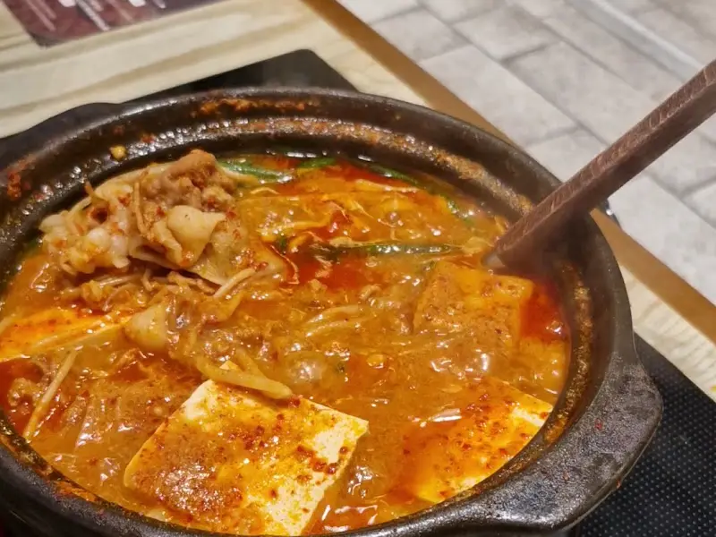 대창과 밥의 환상적인 조합