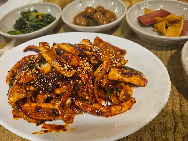 오징어볶음 클로즈업