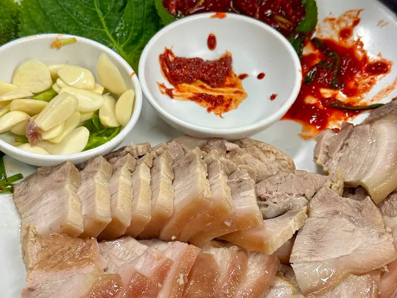 보쌈 한 상 차림