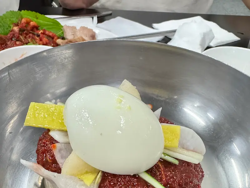 들기름 막국수의 자태