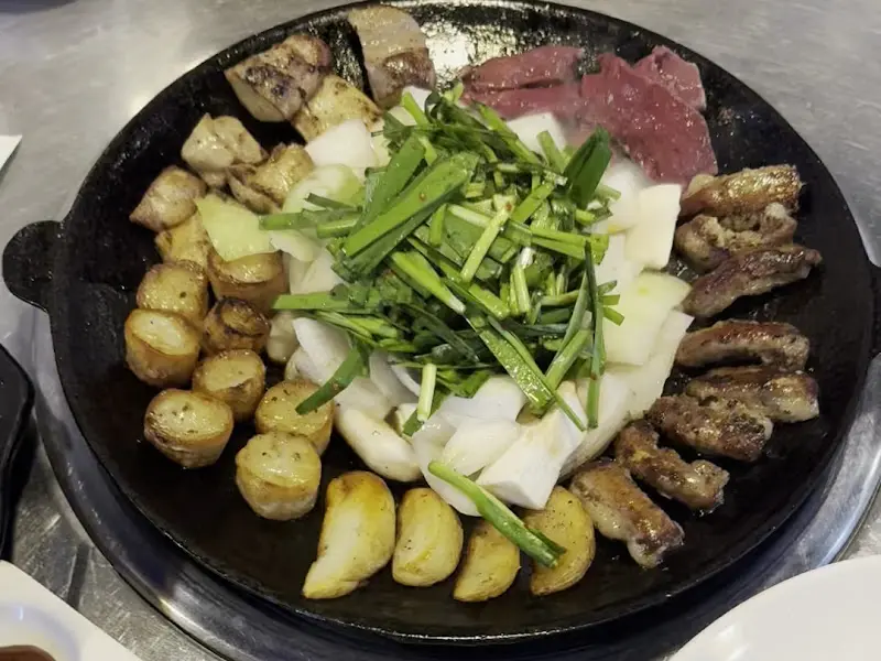 모듬곱창 비주얼