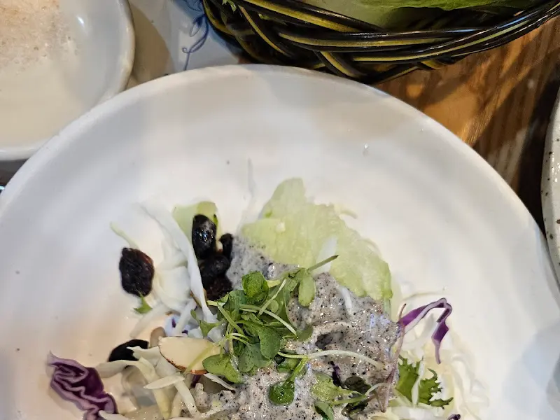 흑임자 드레싱 샐러드