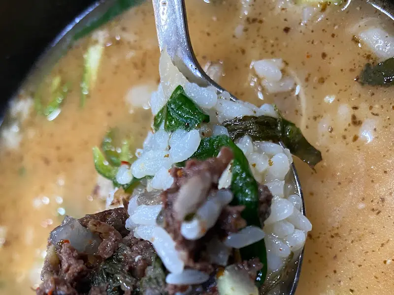 순대국밥 한 숟가락