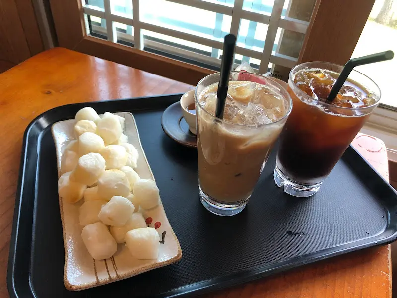 미숫가루와 가래떡 구이