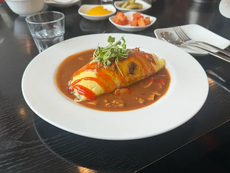 오므라이스 근접샷