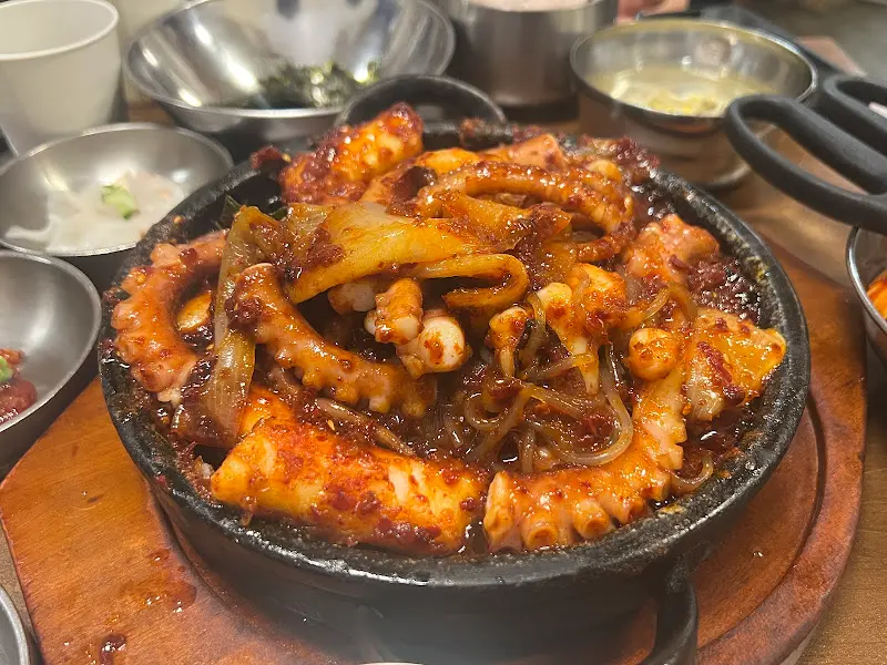 낙지볶음 근접샷