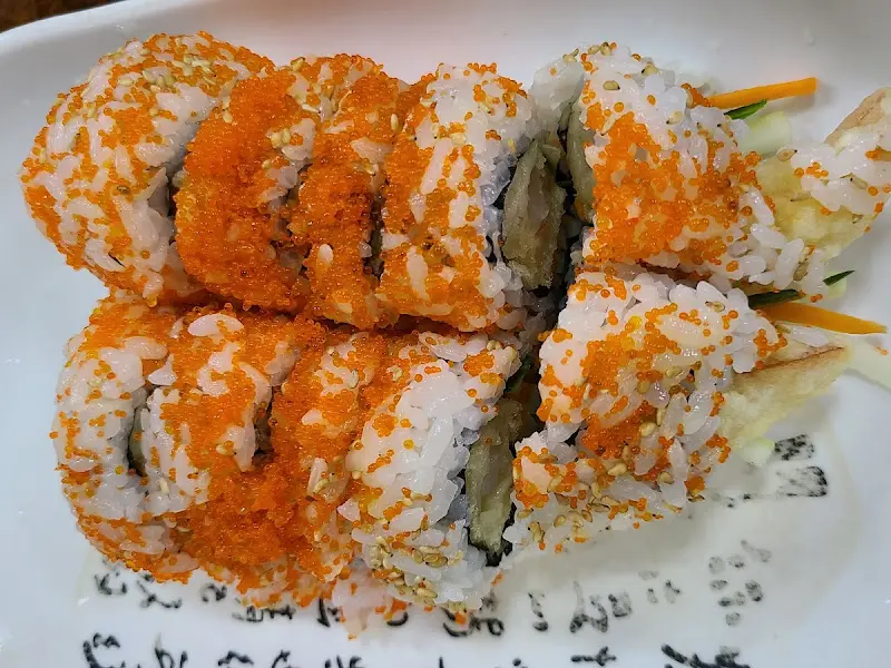 캘리포니아 롤 근접샷