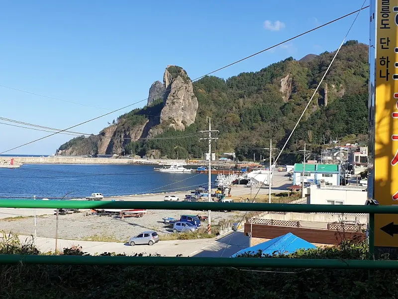 롯지번 앞 바다 풍경