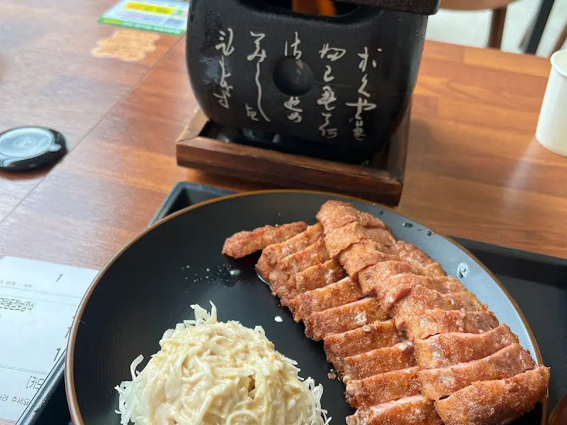 미니 화로에 구워먹는 규카츠