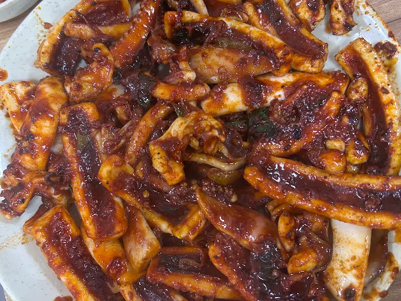 오징어불고기 근접샷