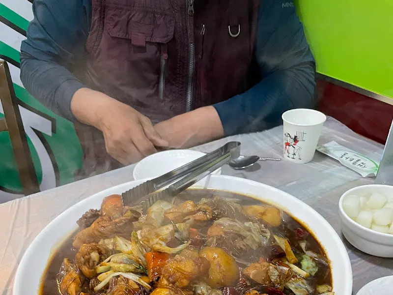 찜닭 한 상 차림