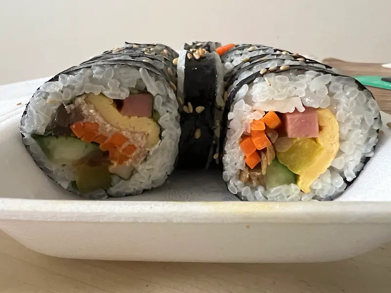 만나김밥 김밥 단면