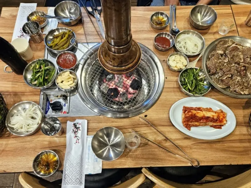 불고기 한 상 차림