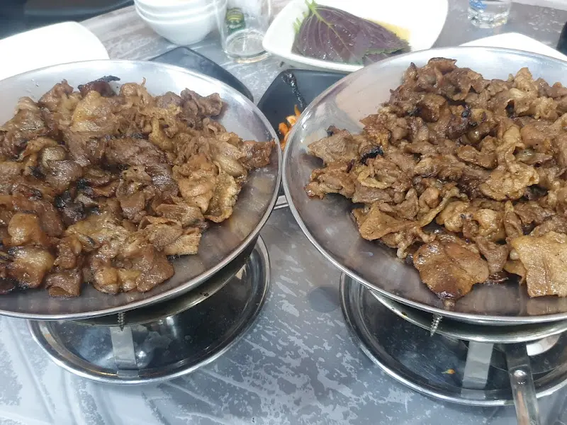 푸짐한 연탄불고기