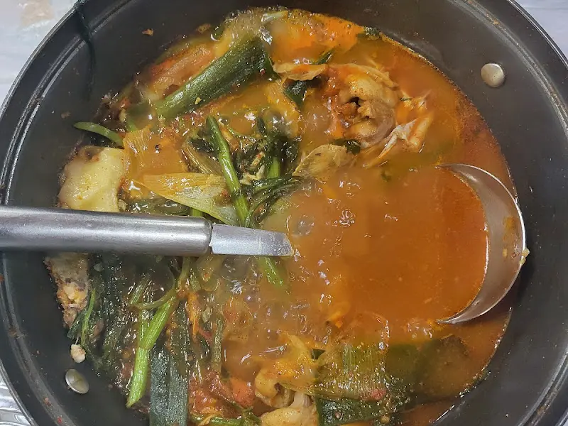 메기 매운탕 근접 사진