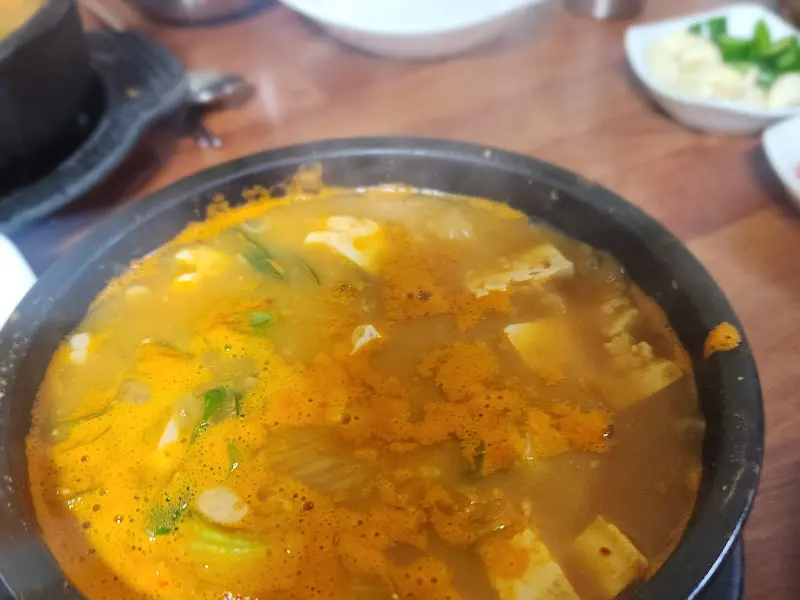 구수한 청국장 뚝배기