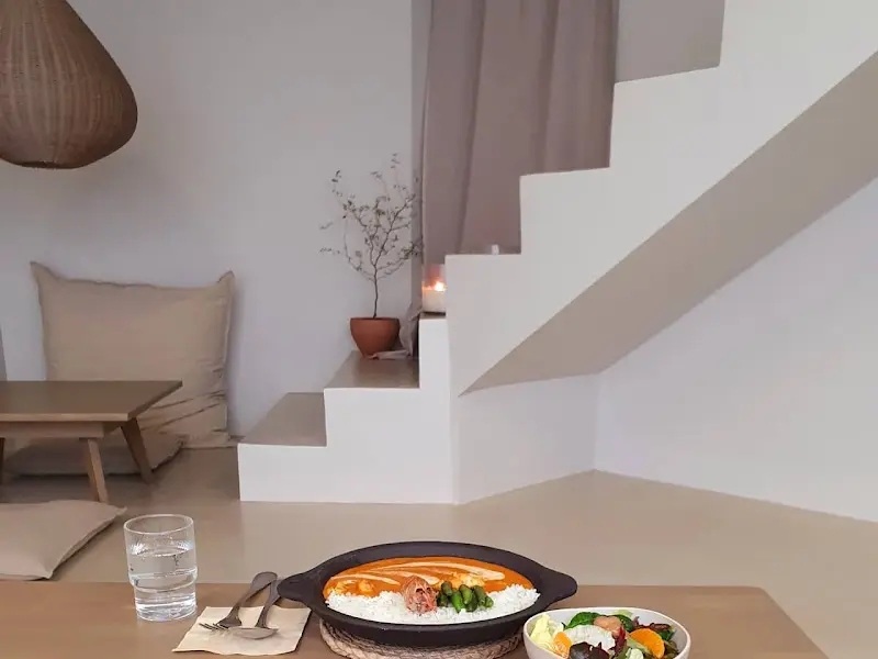 모닥식탁의 내부