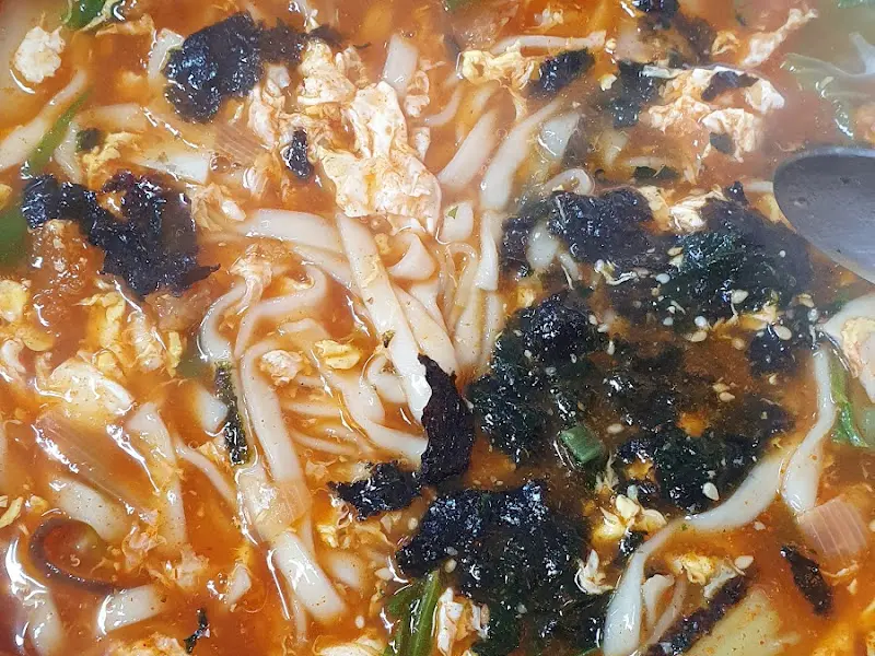 차돌장칼국수 면발