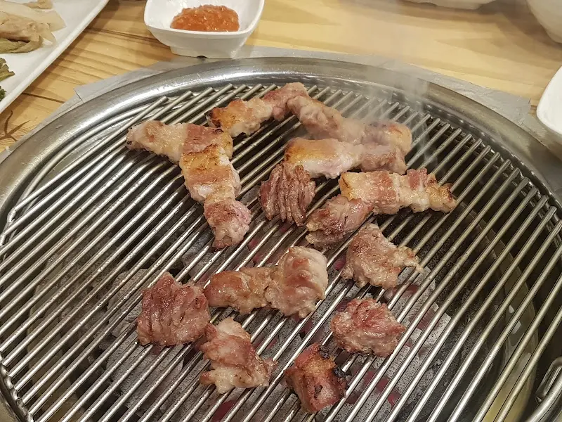 맛있게 익은 고기