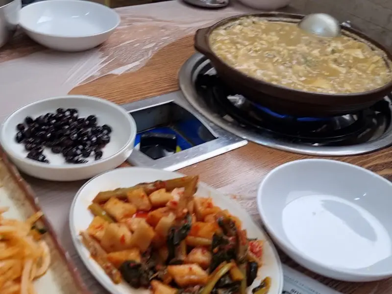 청국장 한 상 차림