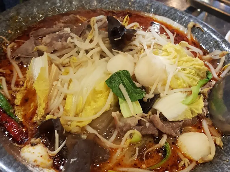 푸짐한 옥수수 온면