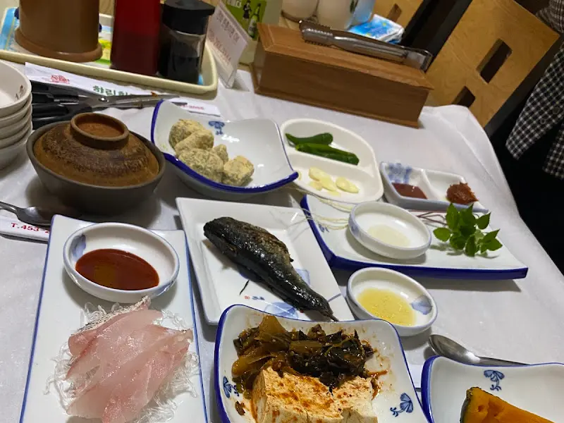 향림낙지한마당 상차림