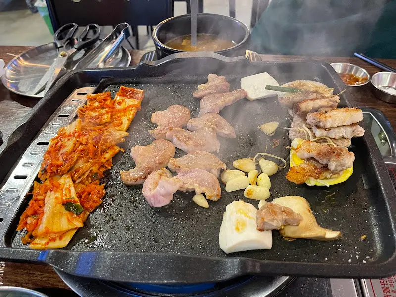 삼겹살과 김치의 환상적인 조합