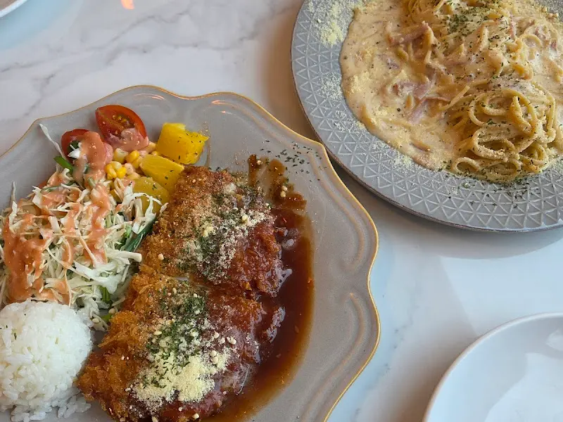 돈까스와 파스타