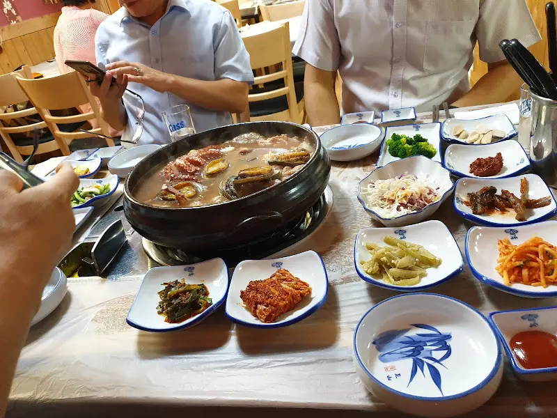 회춘탕 한상차림