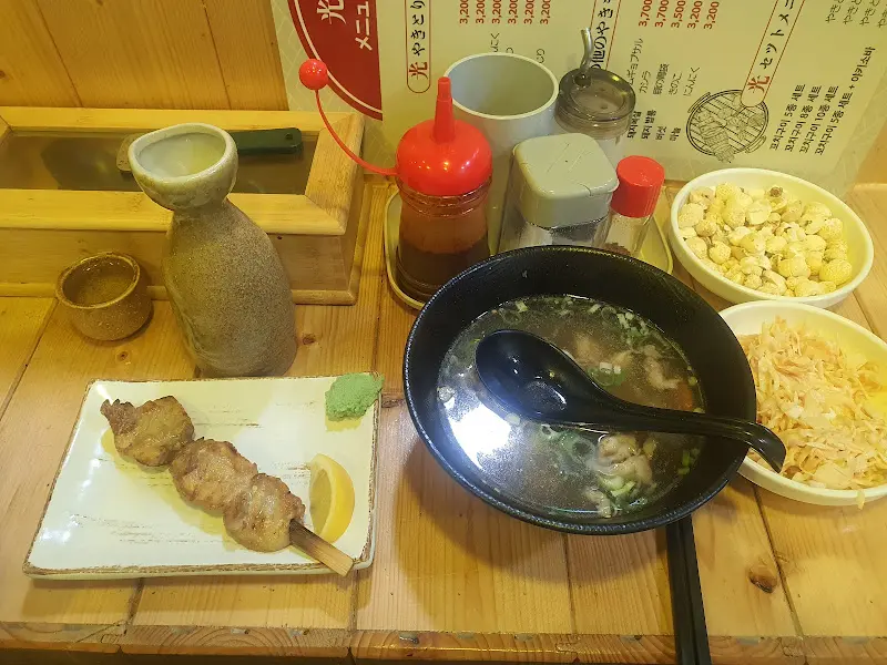 야키토리 광 전체 상차림