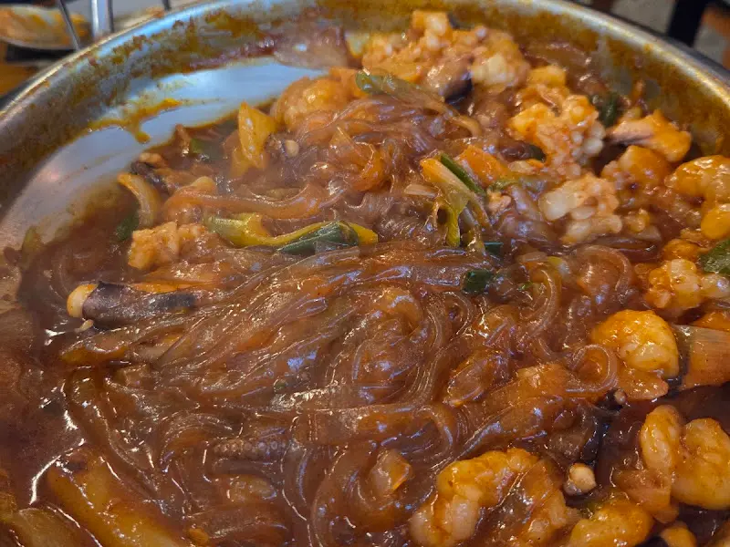 푸짐한 낙곱새 한 상 차림