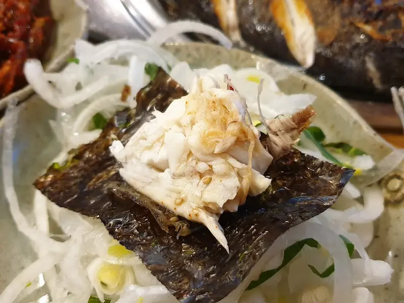 김에 싸 먹는 생선구이