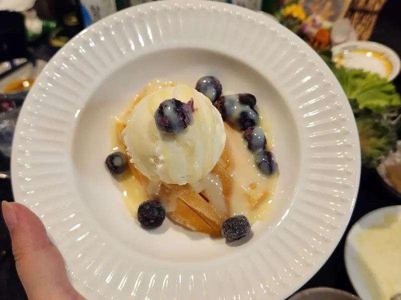 신선한 곁들임 채소