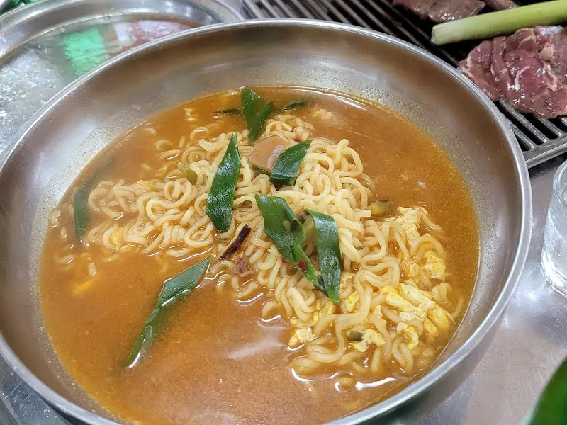 장군집 라면