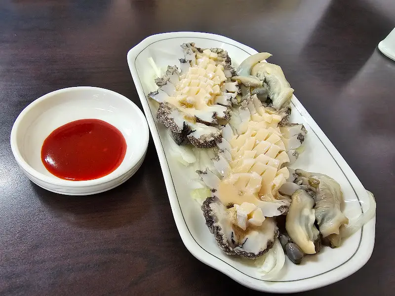 지글거리는 전복구이