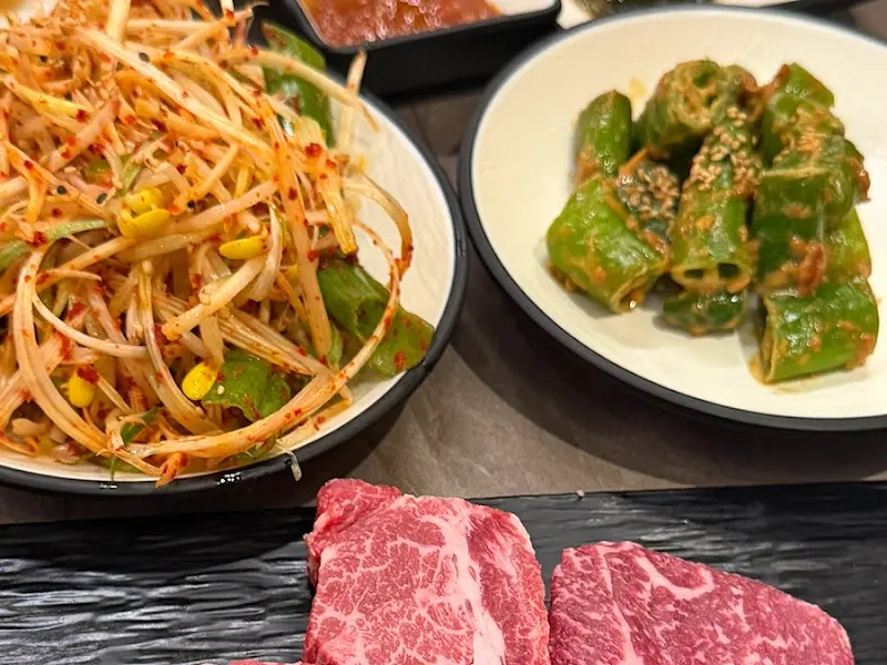 밑반찬 클로즈업