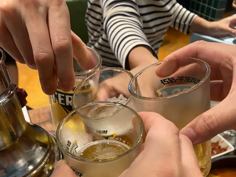 시원한 맥주 한 잔