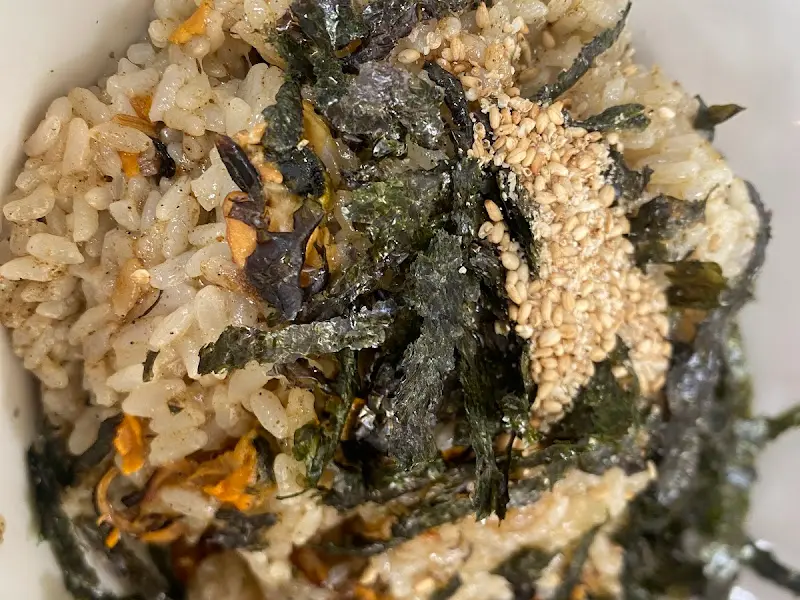 홍합밥 클로즈업