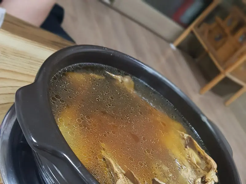 옻닭 국물