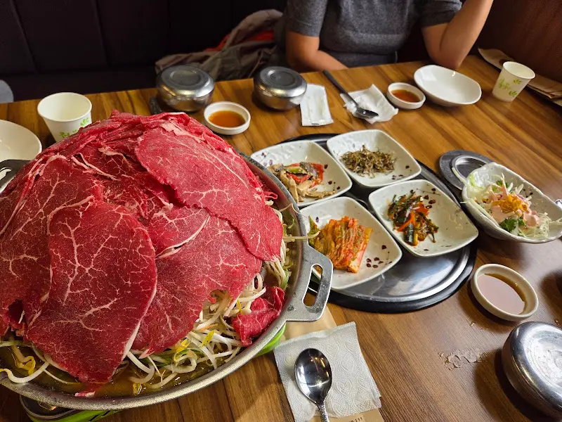 소담의 한우 불고기 정식 메인 메뉴