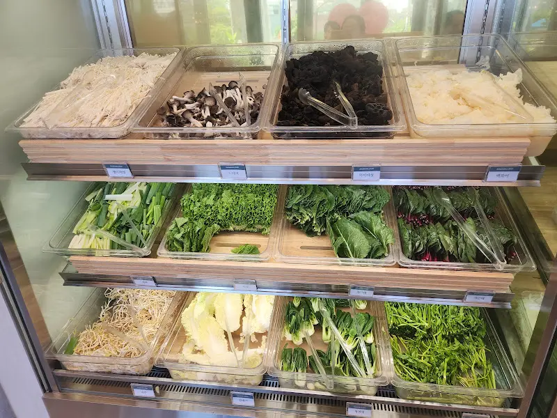 신선한 야채 코너