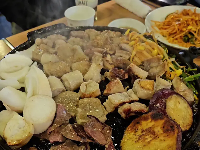 소곱창 한 상 차림