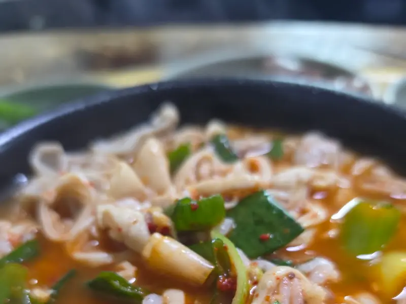 광천순대 순대국밥 내용물